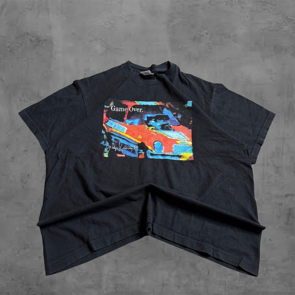 Relaxed Supreme Yohji Yamamoto Game Over Streetwear Vintage 2000s Tee Shirt